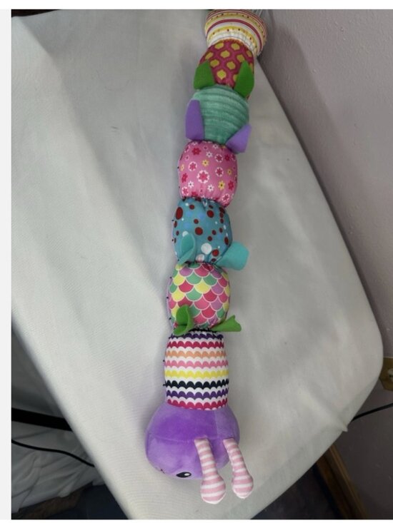 Other - Baby Toy Pink Musical Caterpillar,Infant Stuffed Animal Toy with Crinkle Sensory